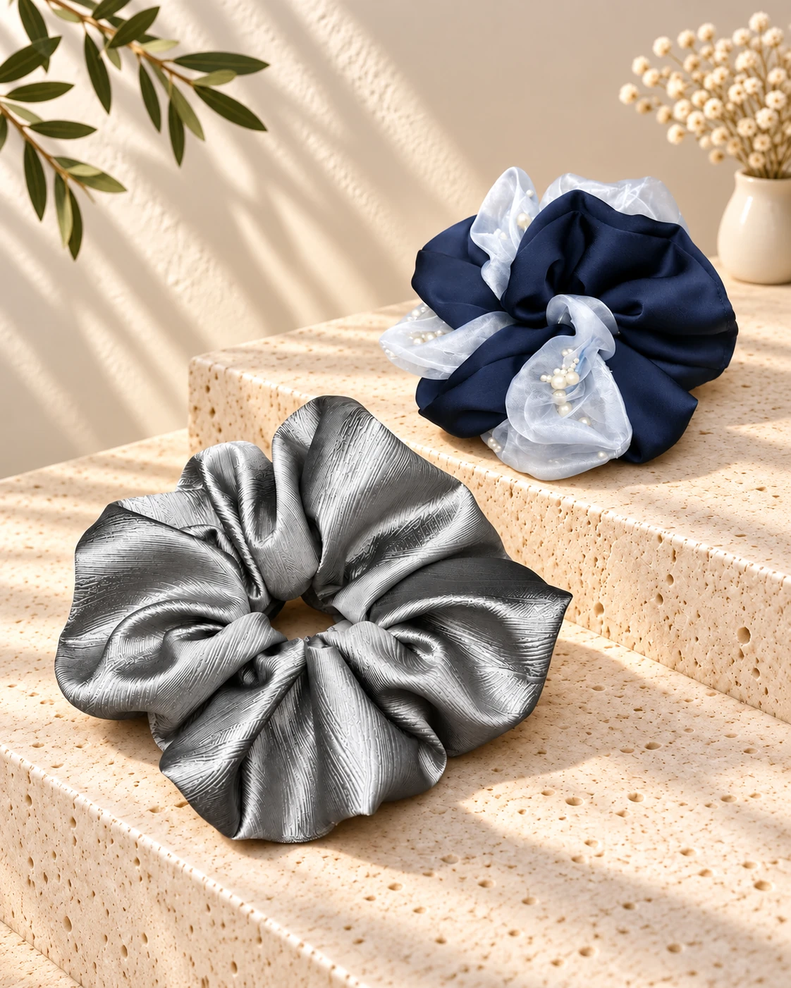 Statement Satin Scrunchies