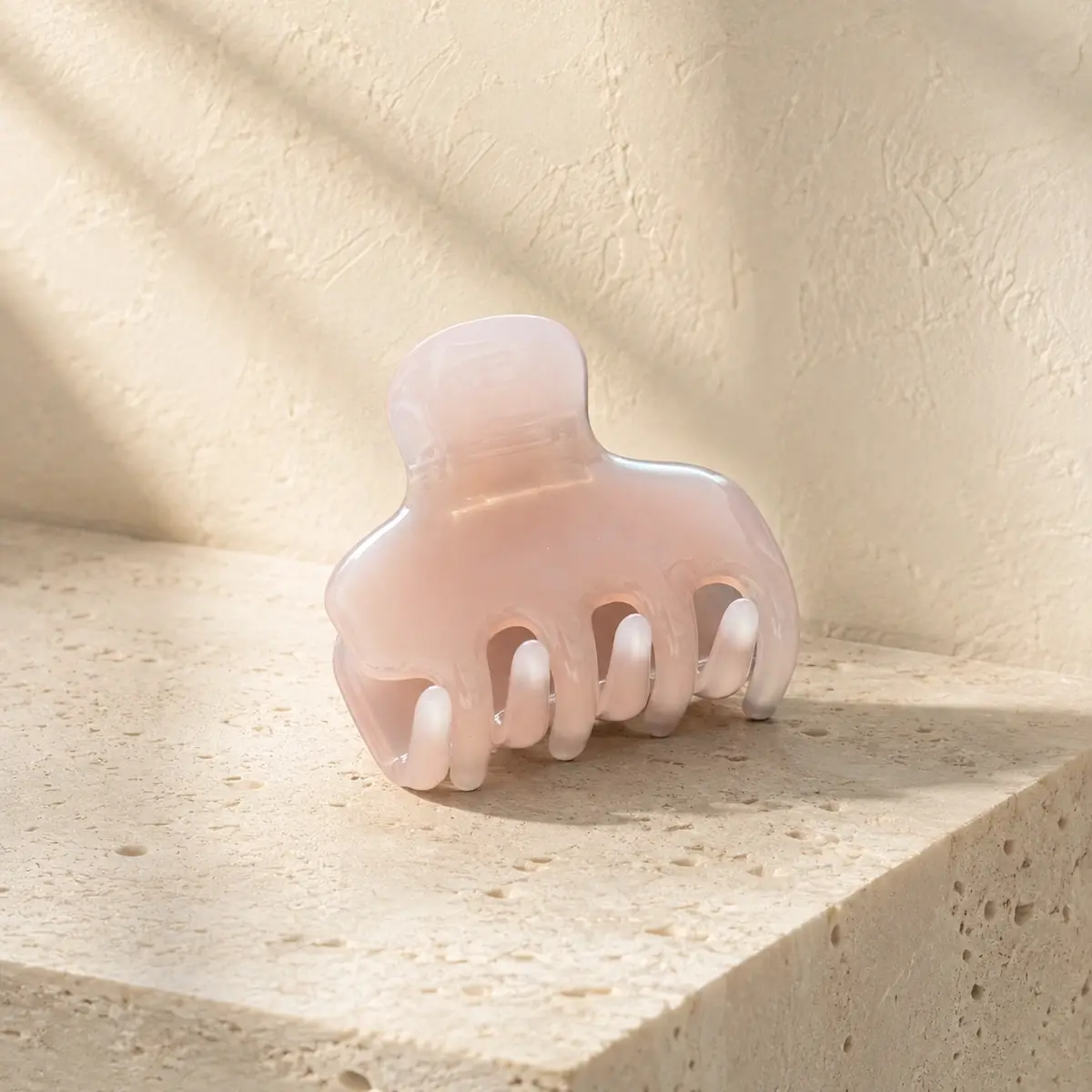 Blush Pink acetate claw clip