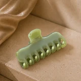 Sculpted Wave acetate claw clip