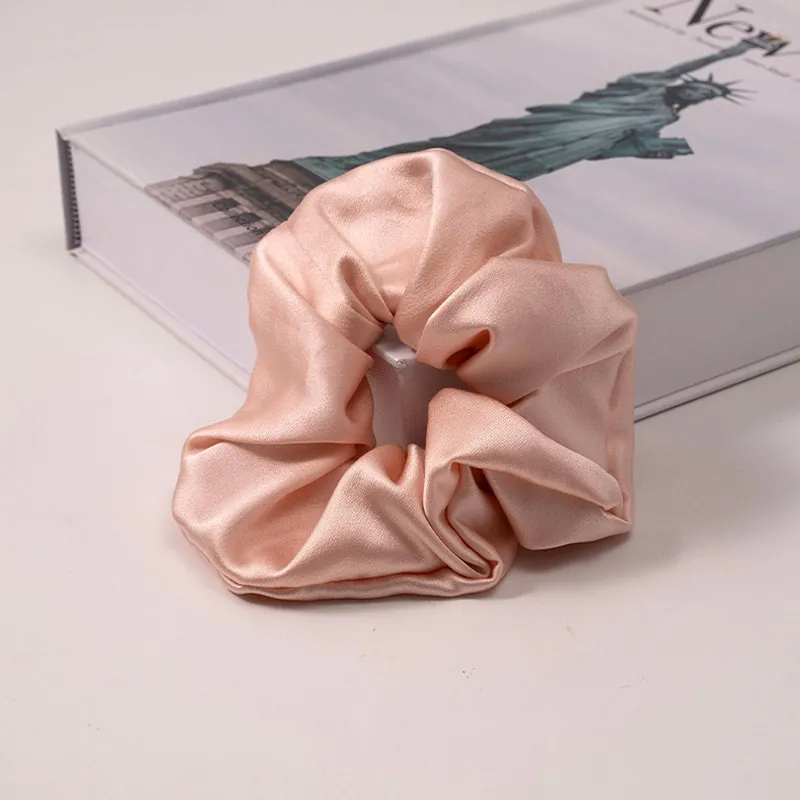 Ballet Blush silk scrunchie