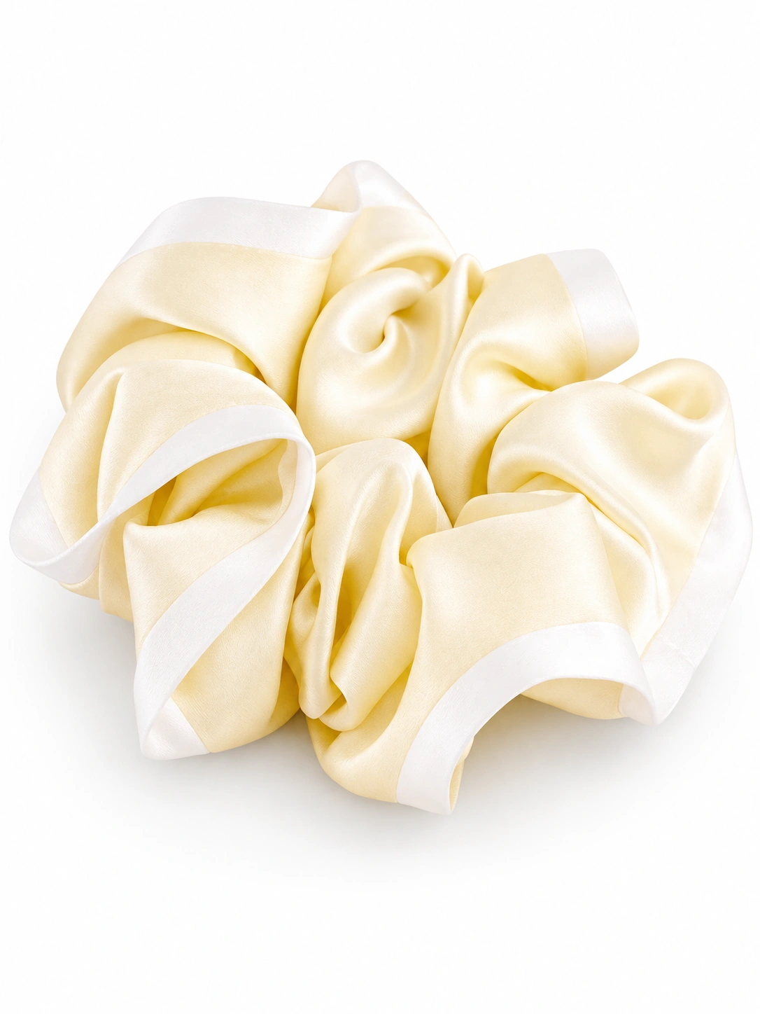 Champagne SoftSheer silk scrunchie