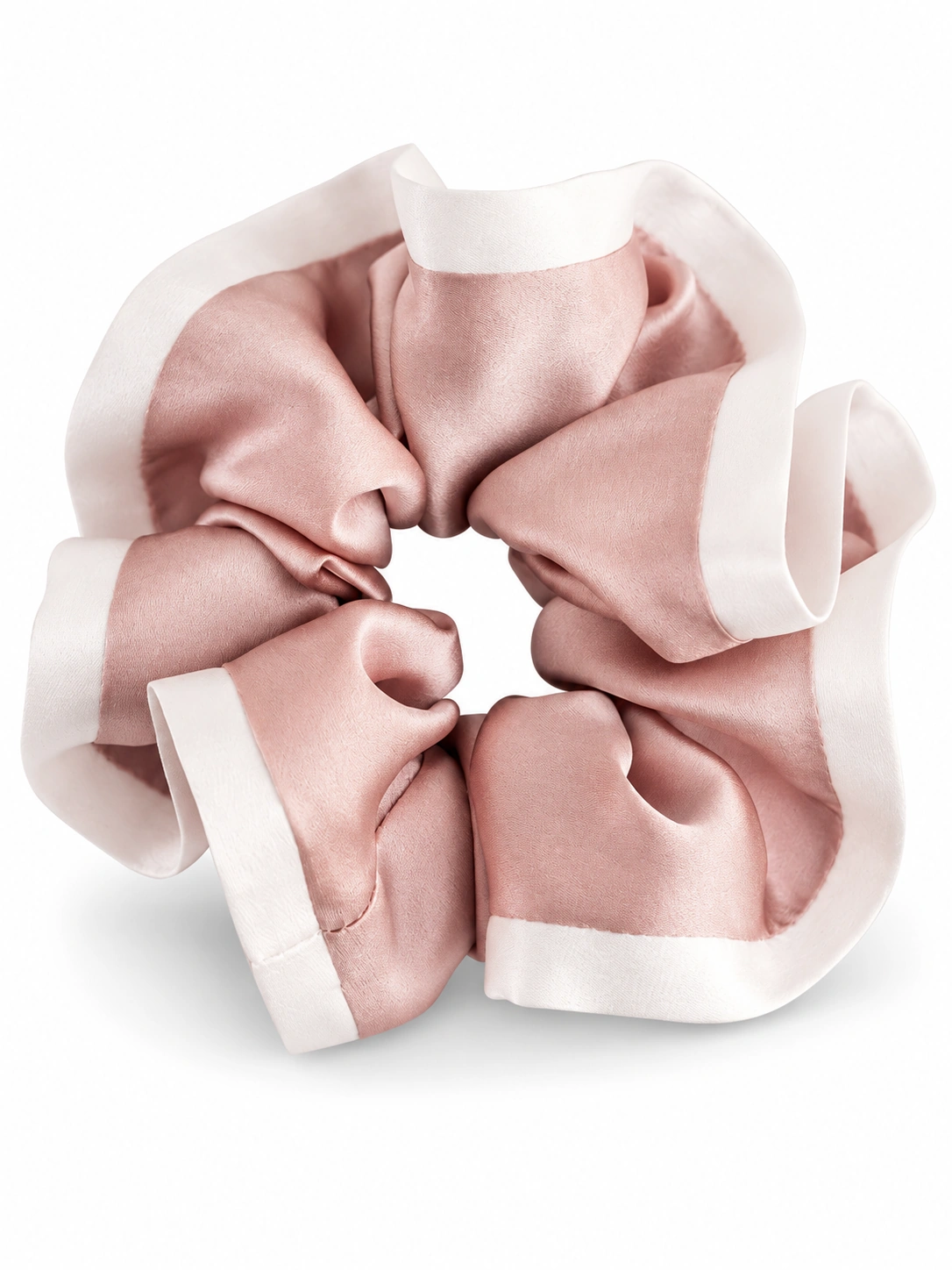 Nude Pink SoftSheer silk scrunchie