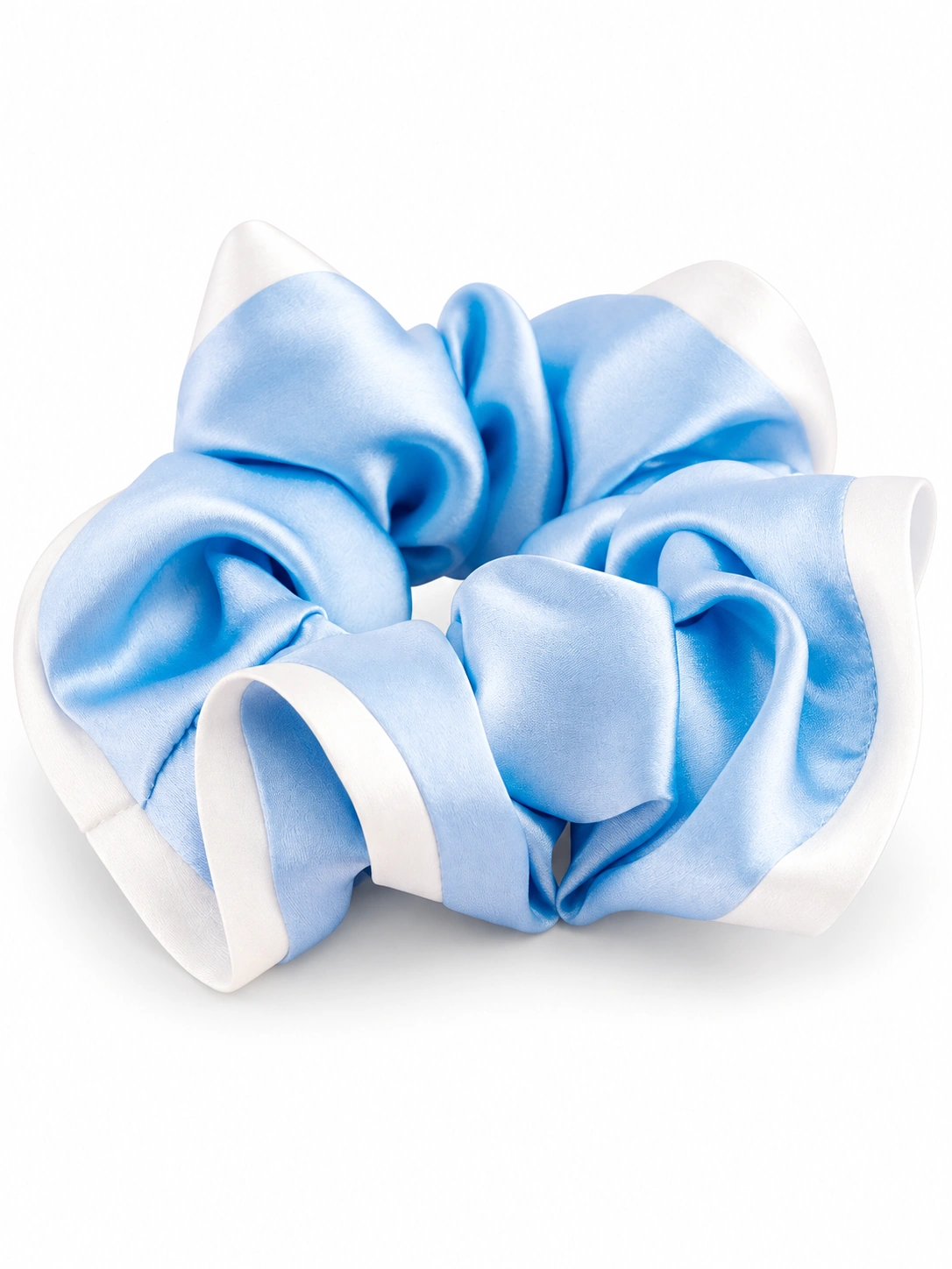 Sky Blue SoftSheer silk scrunchie