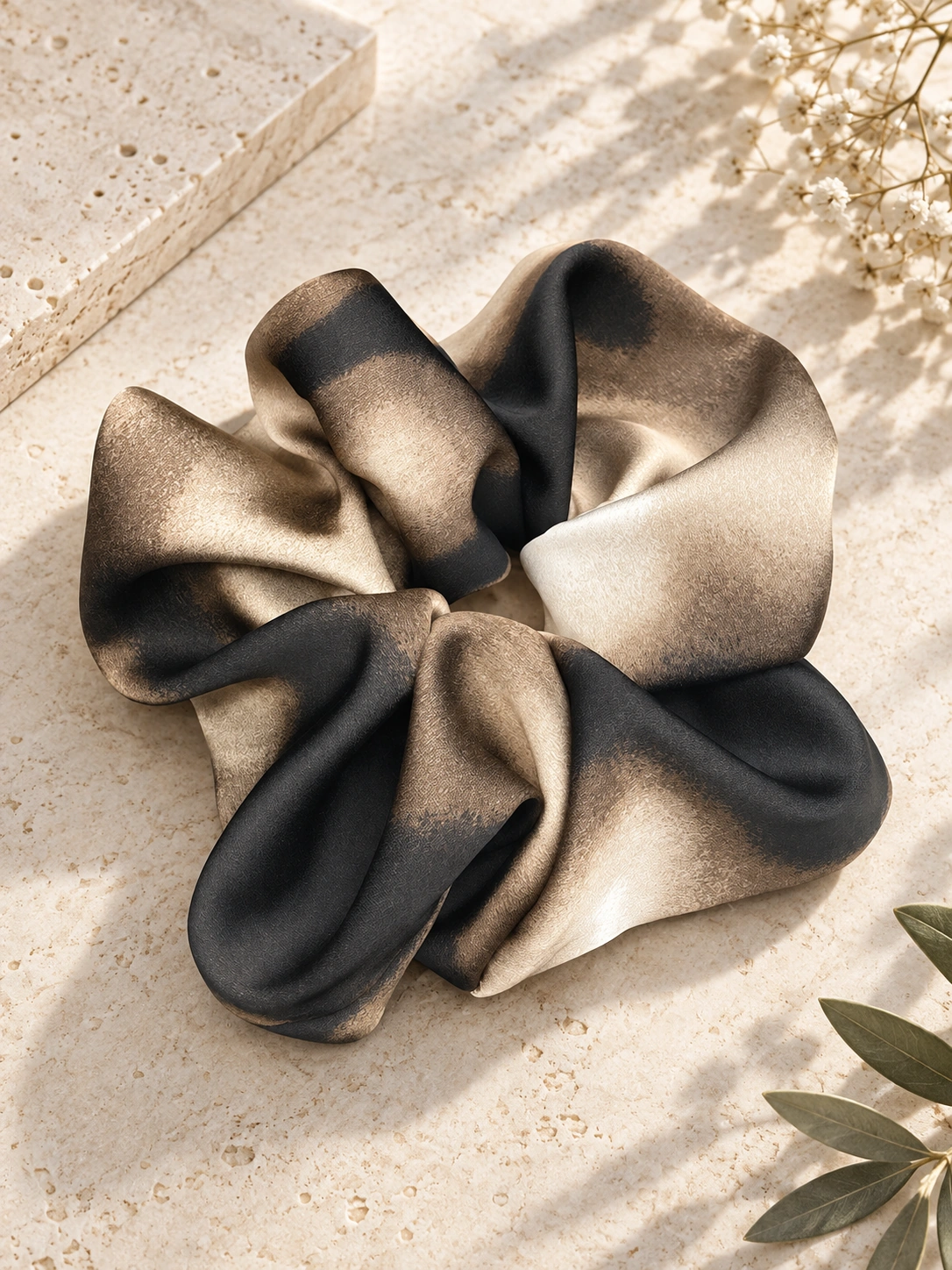 SoftBloom InkVerdure statement scrunchie gift presentation