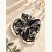 SoftBloom InkPearl statement scrunchie